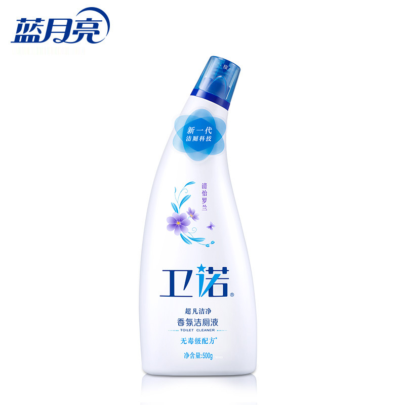 Blue Moon Weinuo Fragrance Toilet Cleaner Toilet Cleaner 500G Bottled Qingyi Roland Removing Bacteria without Pungent Nose