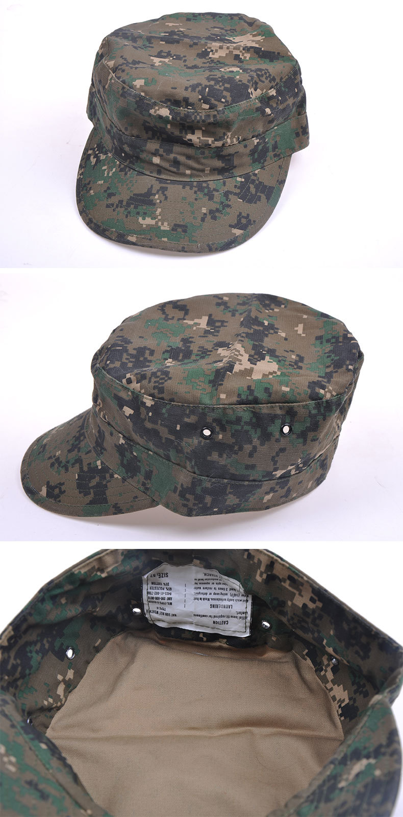 华宇营地 八角帽迷彩服帽户外休闲帽作训帽战斗帽遮阳帽 批发电联
