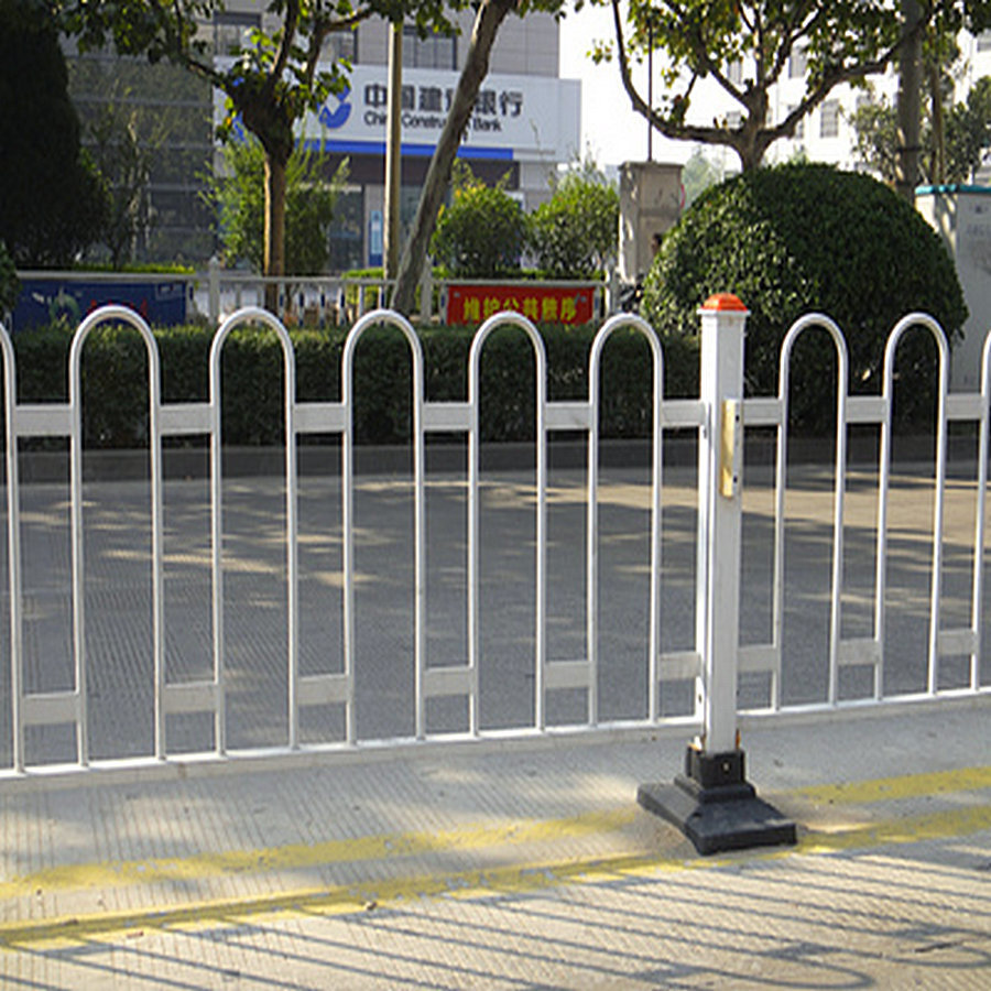 市政交通隔离防撞护栏京式中央护栏圆管道路护栏市政n型道路护栏