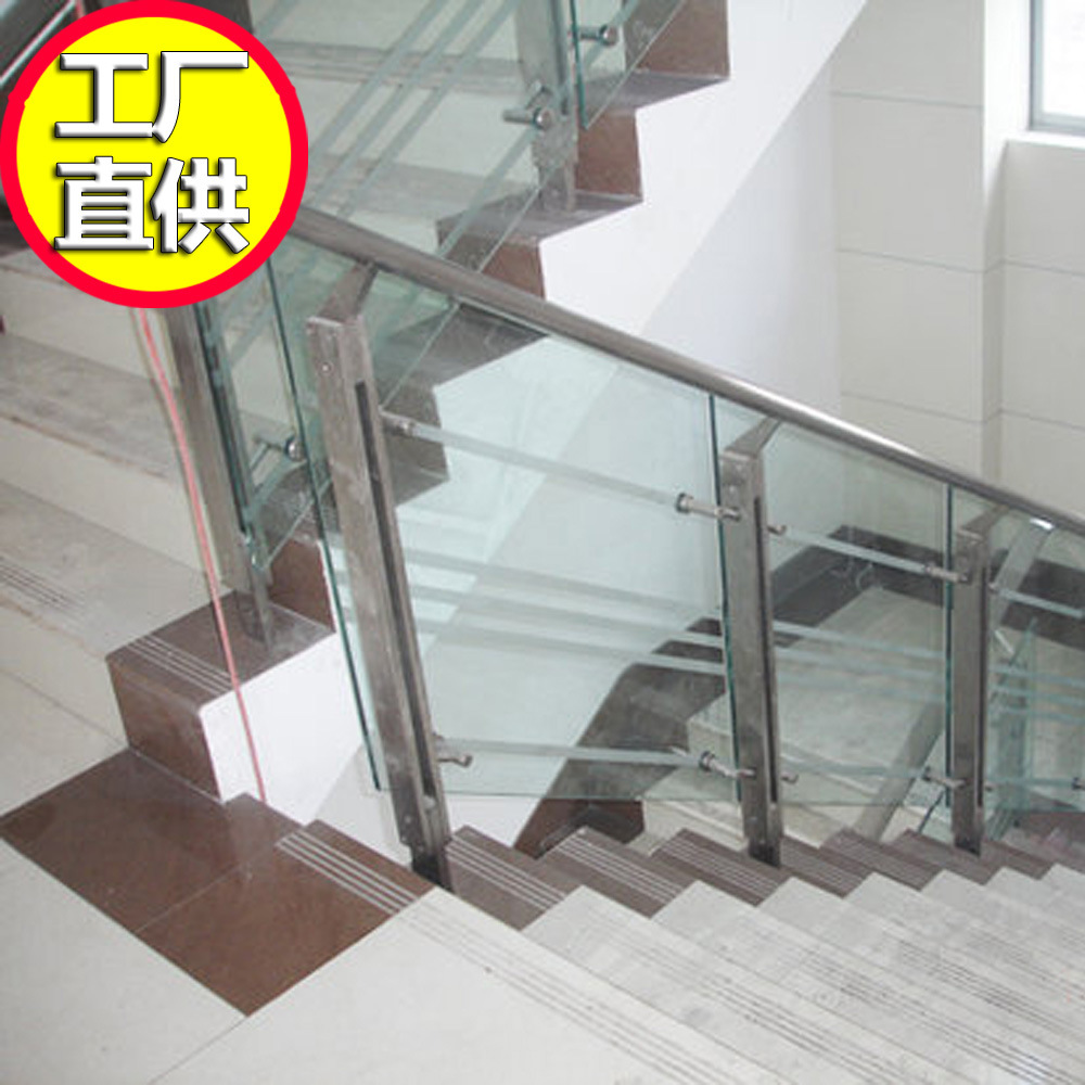 厂家直销供应可定做不锈钢楼梯扶手立柱室内楼梯扶手栏杆