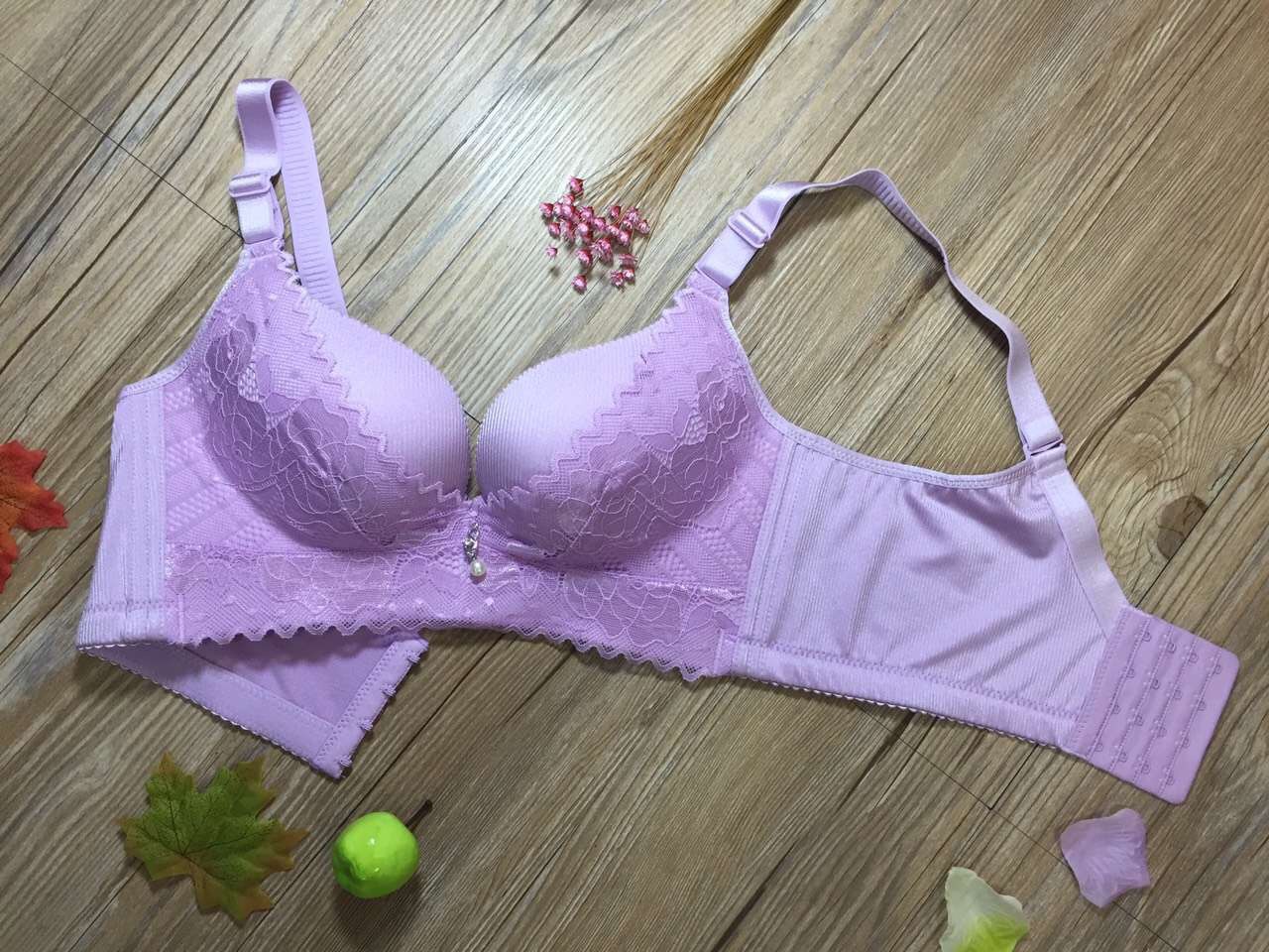 刺绣芙蓉王大方舒适无钢圈文胸无痕拉丝文胸套装