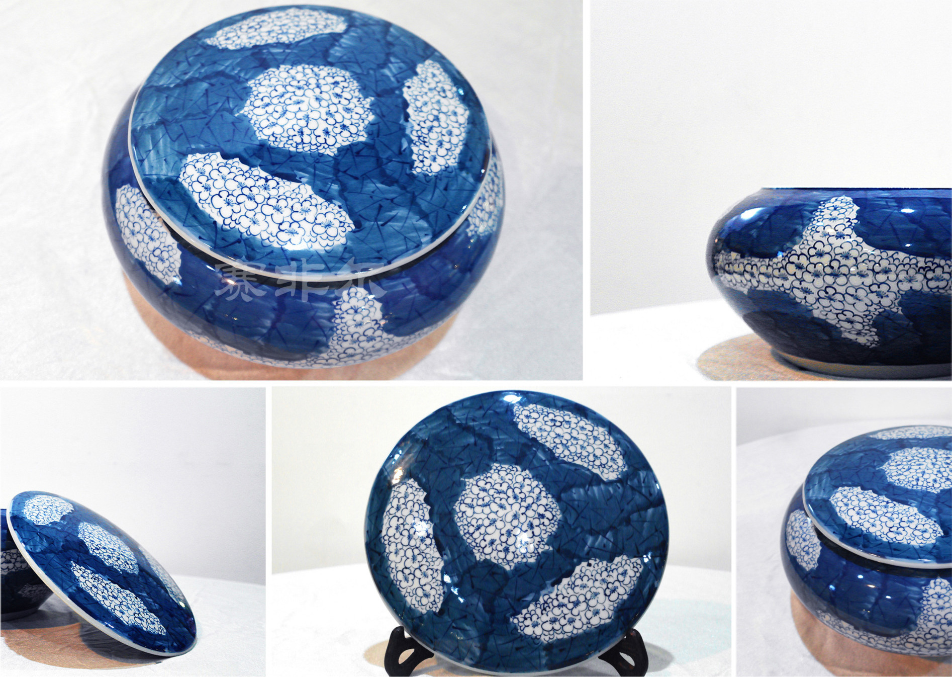 厂家批发新中式现代简约陶瓷工艺品软装家居饰品摆件茶叶罐储物罐