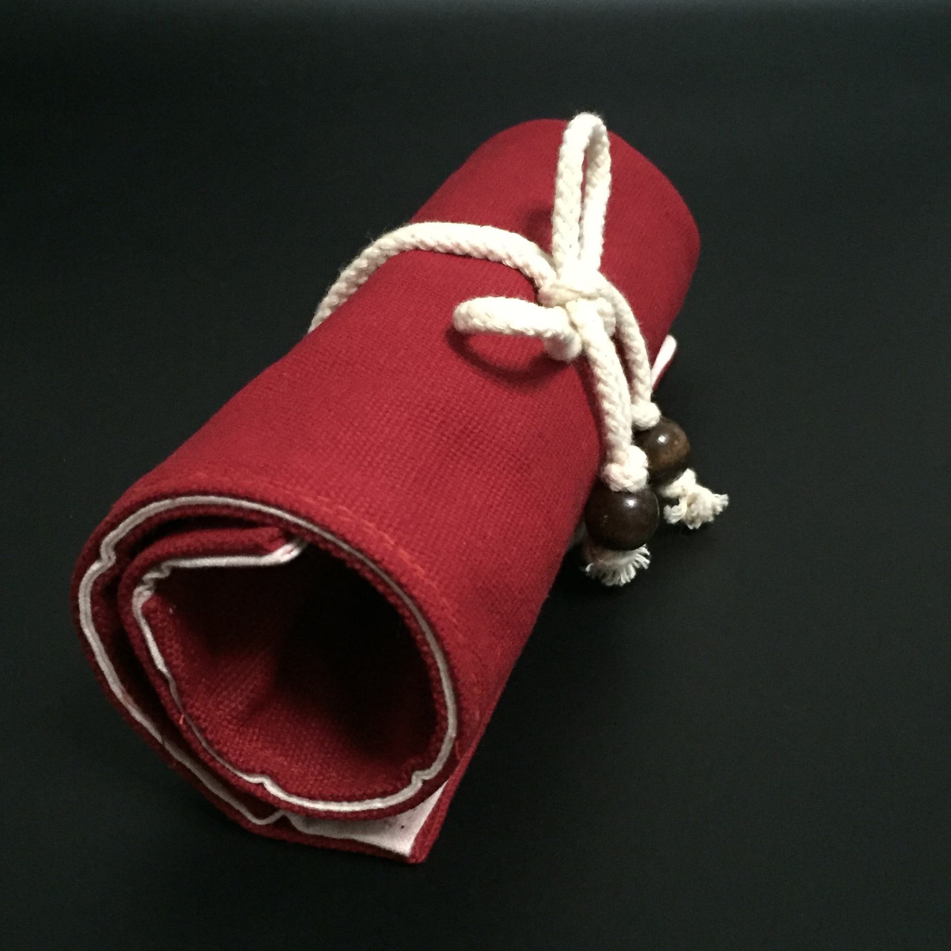 纯手工布艺笔帘jap钢笔帘彩色铅笔帘秘密花园彩铅笔帘韩风笔袋