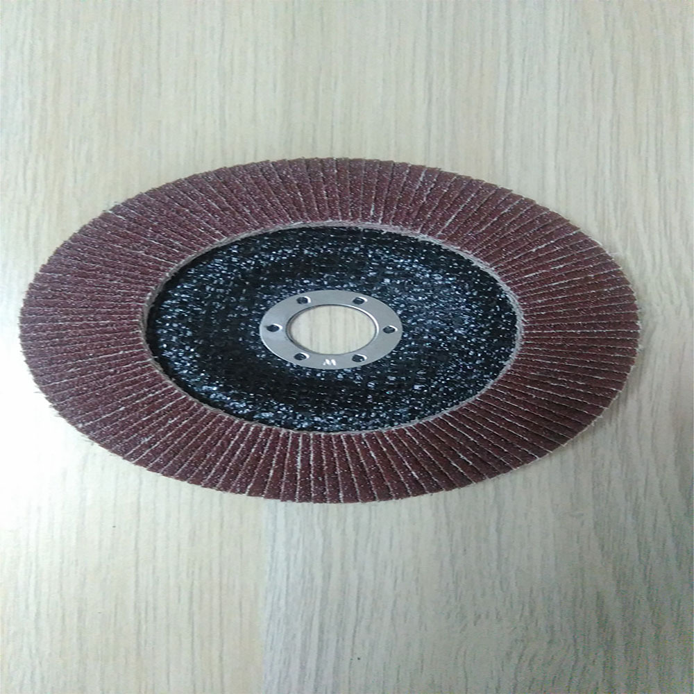 加厚打磨片百叶片150型抛光片平面砂布轮百页轮棕刚玉金属木工