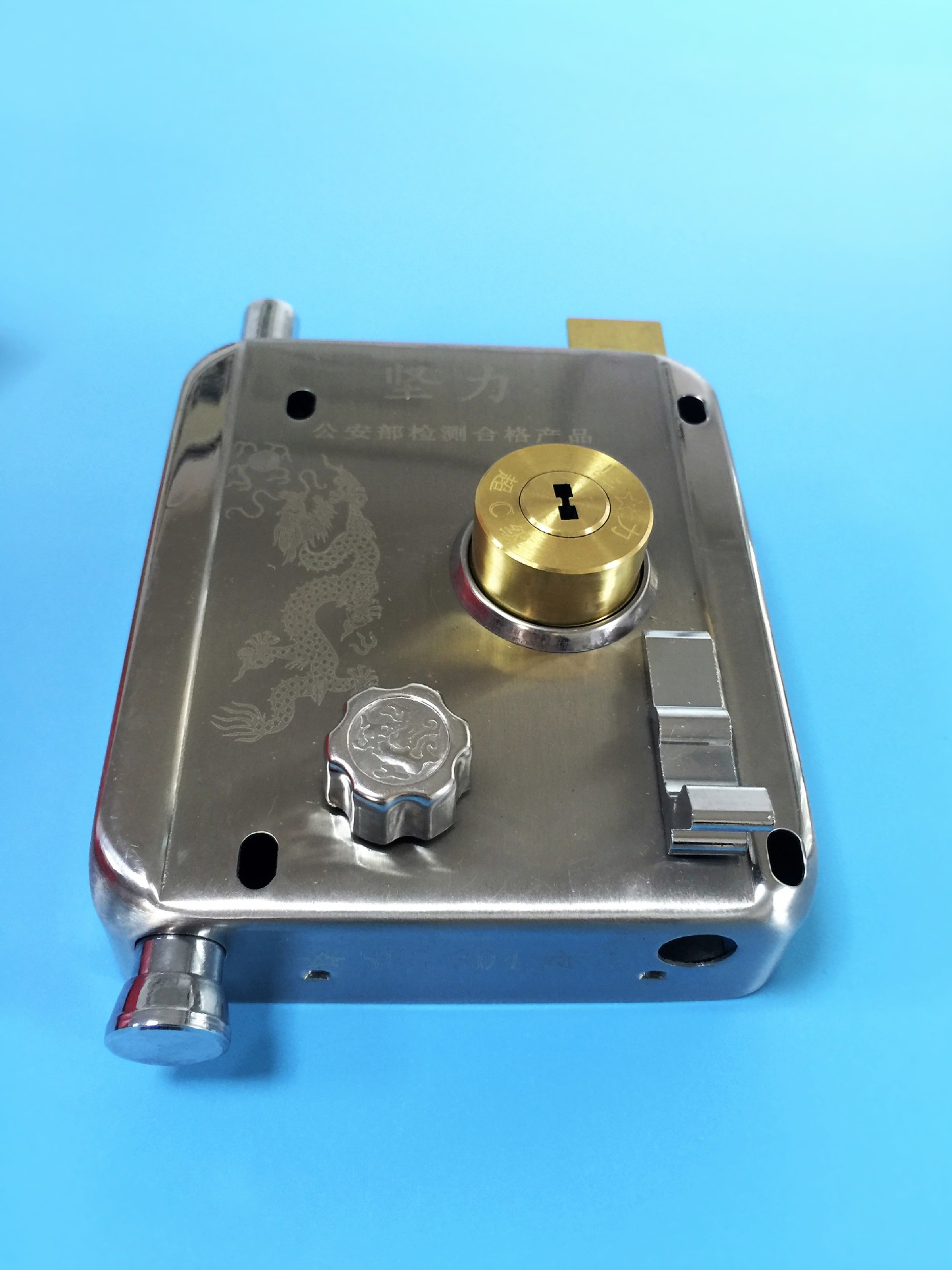 不锈钢大门锁 防盗锁 防钻锁胆 三保险