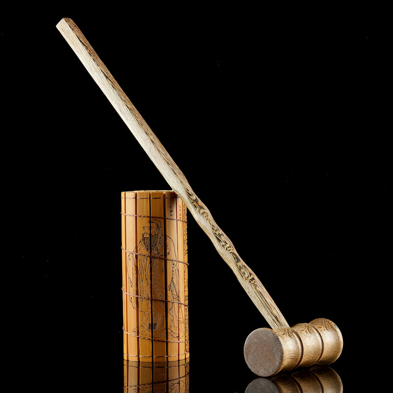 鸡翅木按摩棒实木健身锤拍打锤保健锤敲打捶经络锤红木穴位经络锤