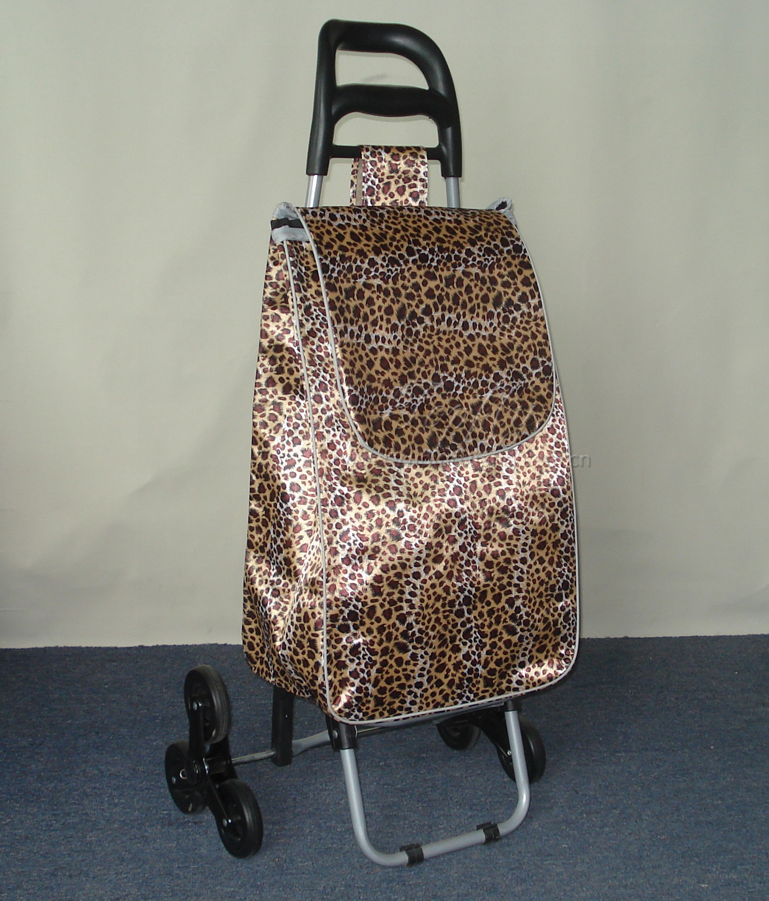 新品环保防水爬楼车 色丁布便携式小推车 家用拉杆购物车厂家批发