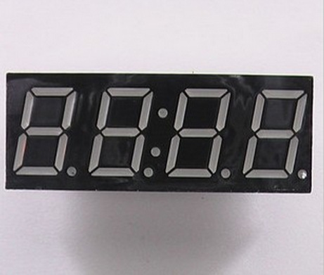 优质4位led数码管 0.56英寸 四位 共阳 红色高亮数码管 带时钟