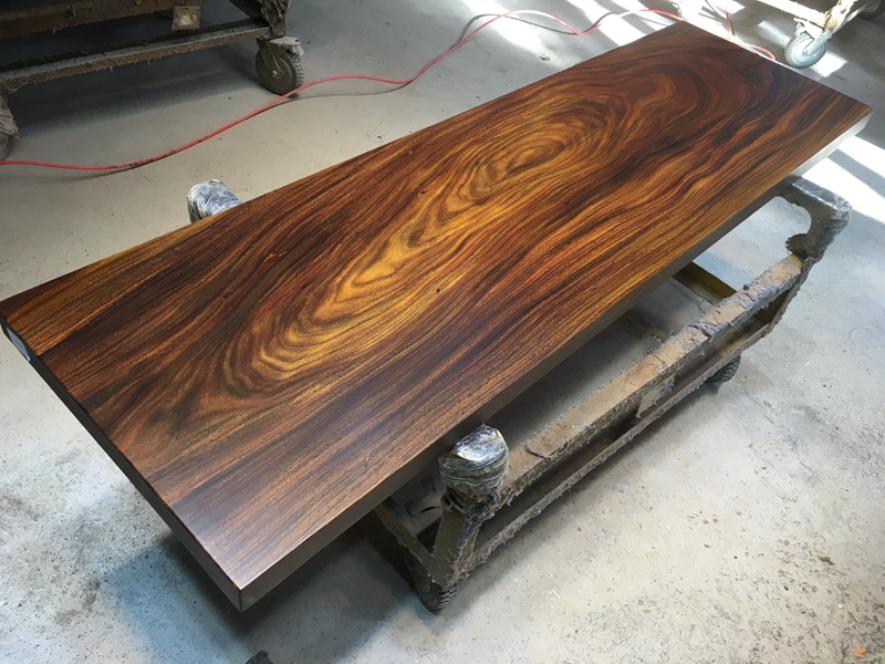 非洲奥坎花梨木实木大板简约现代家具实木餐桌 茶桌200*60