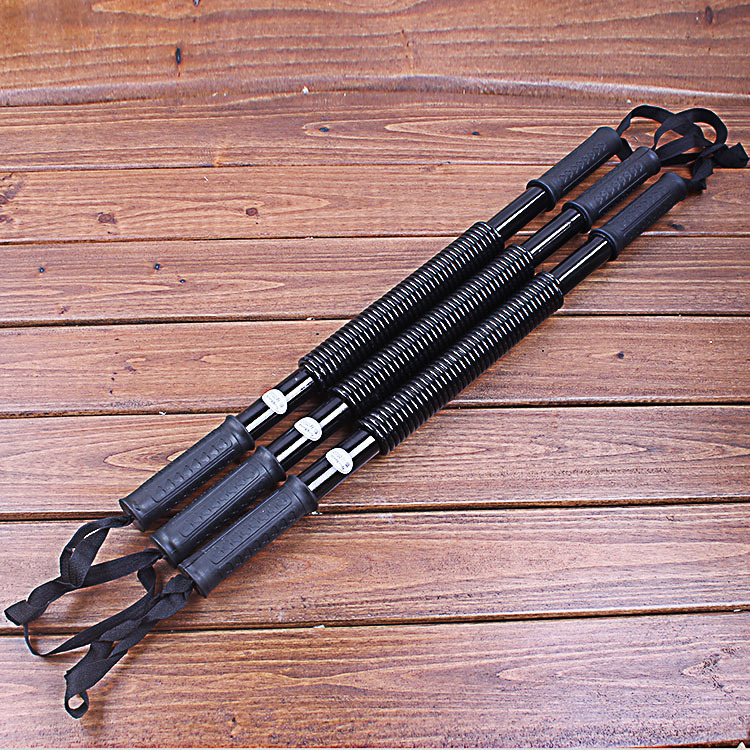 精品百货20kg一字型臂力器弹簧臂力棒居家简易扩胸器健身器批发