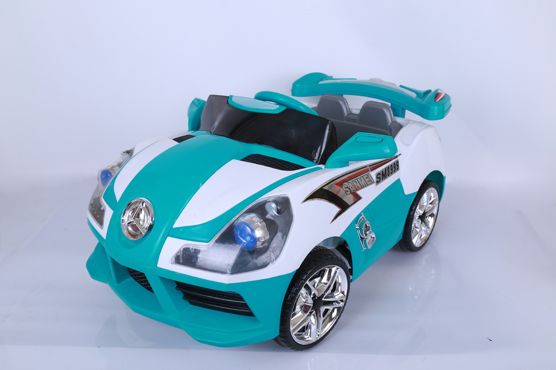 新款奔驰儿童电动汽车四轮双座小孩遥控可坐宝宝玩具车双驱电童车