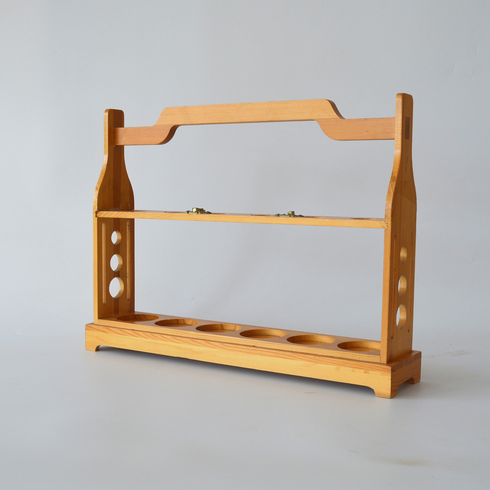 特价木制葡萄酒架红酒架时尚吧台欧式六支酒架家用酒瓶架子工艺品