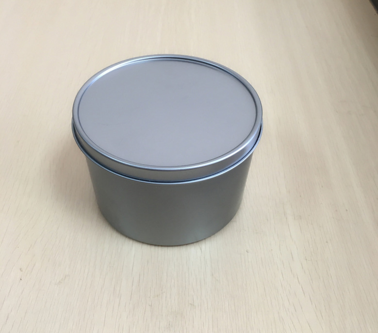 厂家直销1l油墨铁罐 银色圆罐 两片胶印油墨罐 灰色金属罐