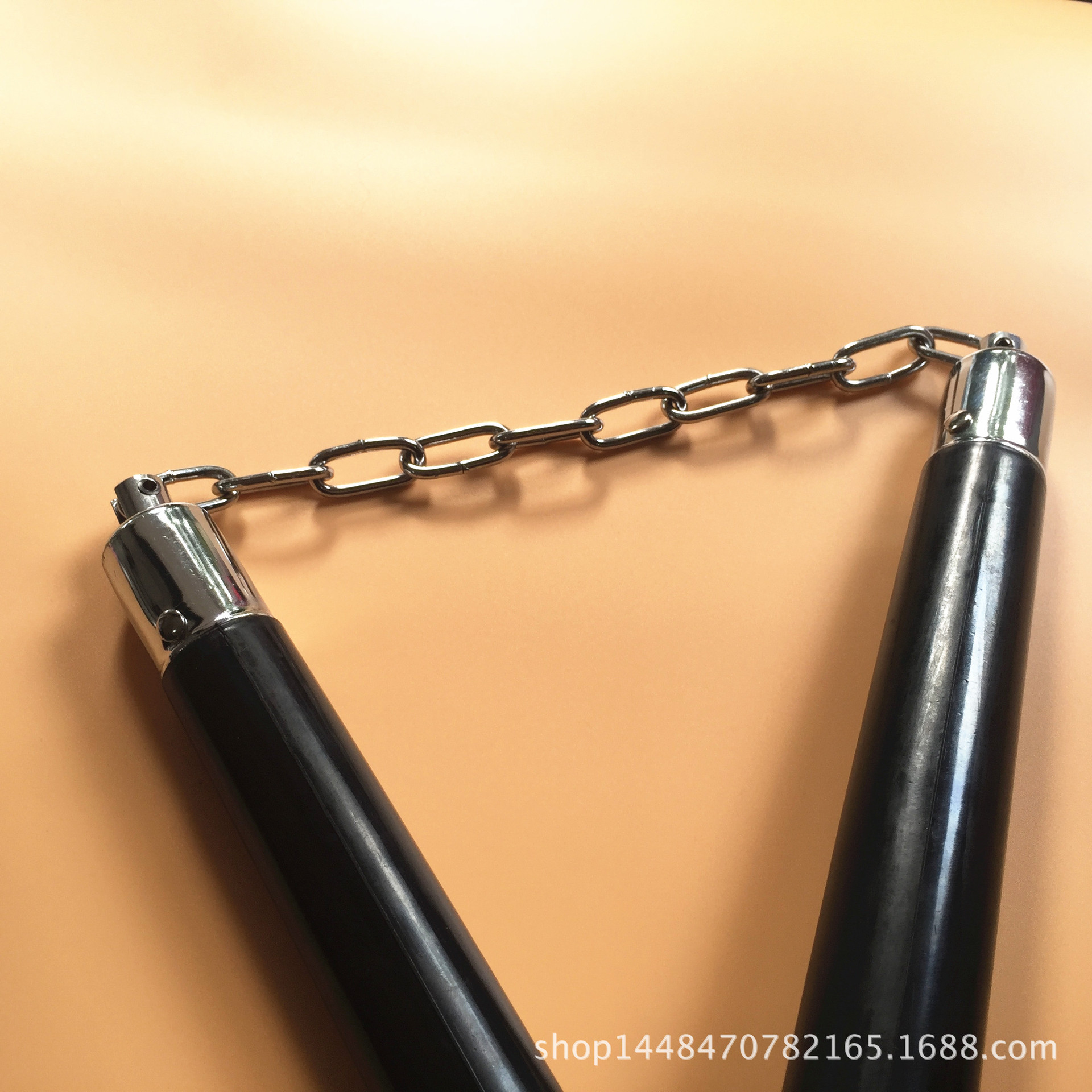 厂价批发双节棍 橡胶弹性双截棍加粗链防身用品实战型小龙训练棍