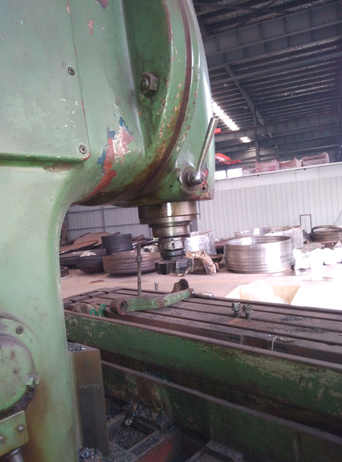 二手大力铣x53t升降铣床上海四机