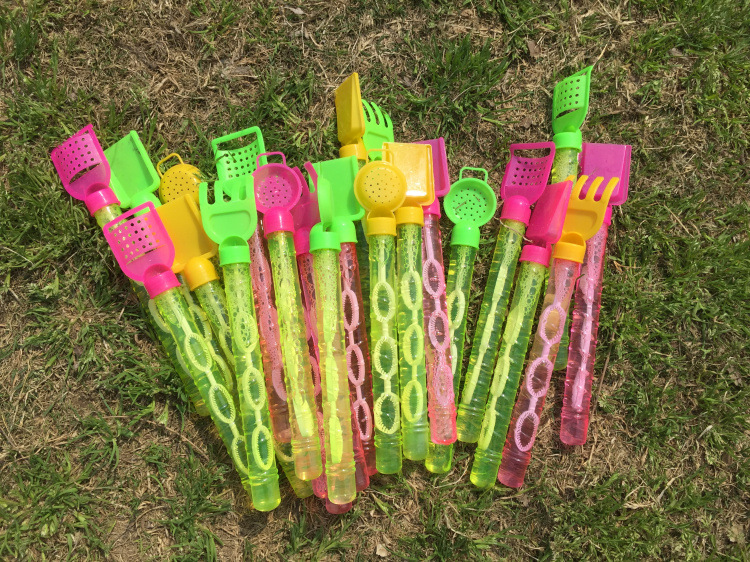 沙滩泡泡棒 儿童泡泡水 多彩27cm泡泡水 吹泡泡玩具 小额批发混批