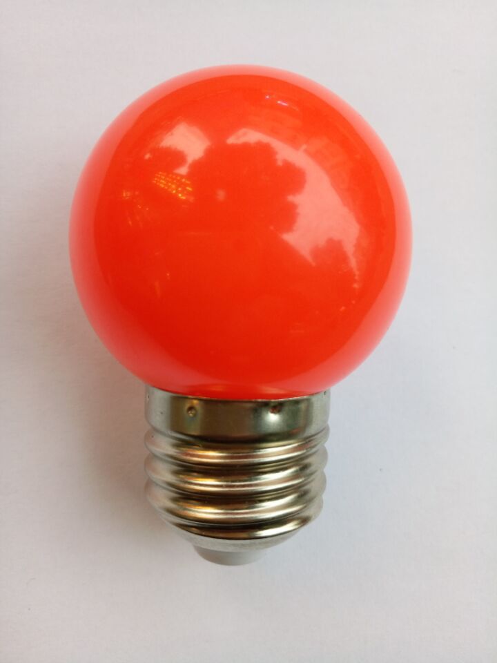 彩色led小球泡婚庆装饰球泡灯圣诞led小彩泡舞台氛围灯泡g45球泡