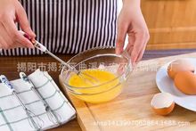 陶瓷柄迷你打蛋器 厨房手动打鸡蛋搅拌器 蛋糕奶油打发器