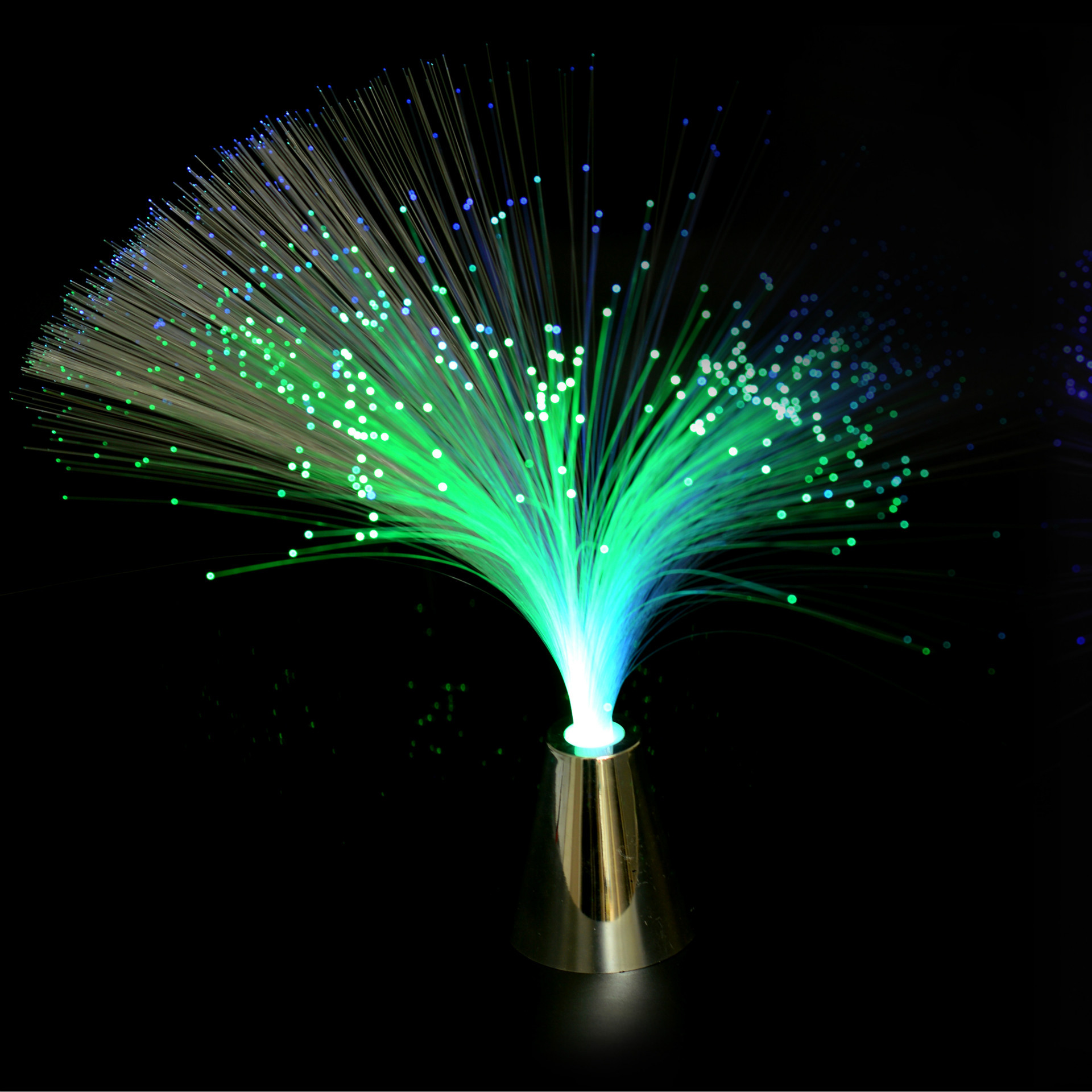 批发太阳能七彩变化光纤灯 led光纤家庭装饰灯 工艺装饰光纤灯