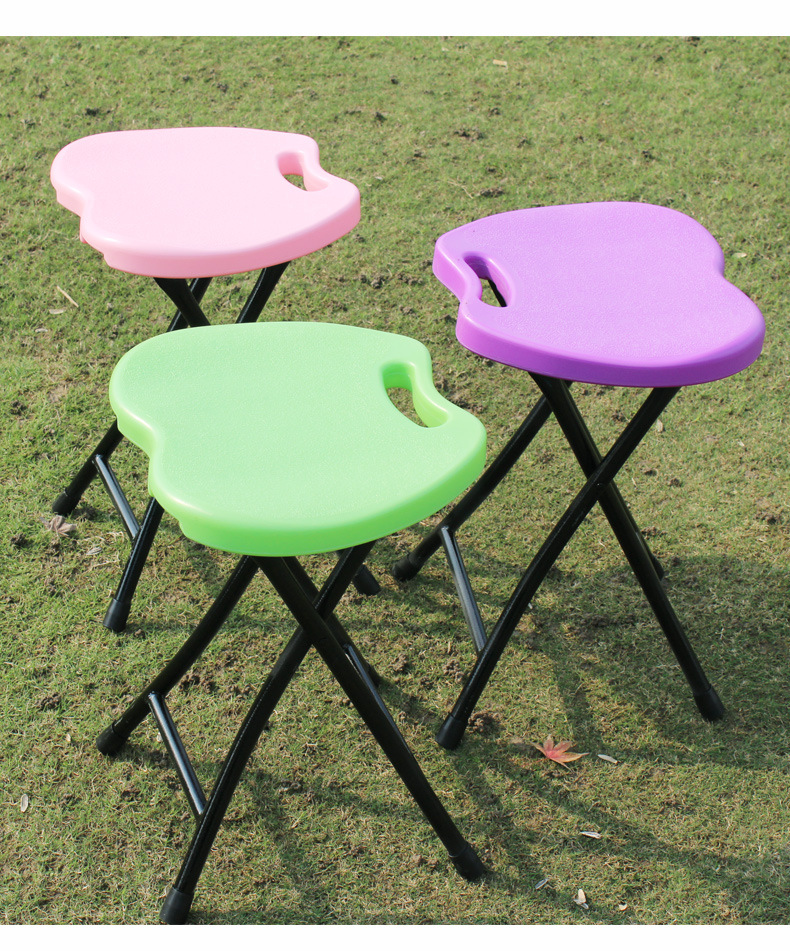 折叠凳便携简易苹果凳户外家用板凳 加厚塑料折叠椅 结实凳fs00