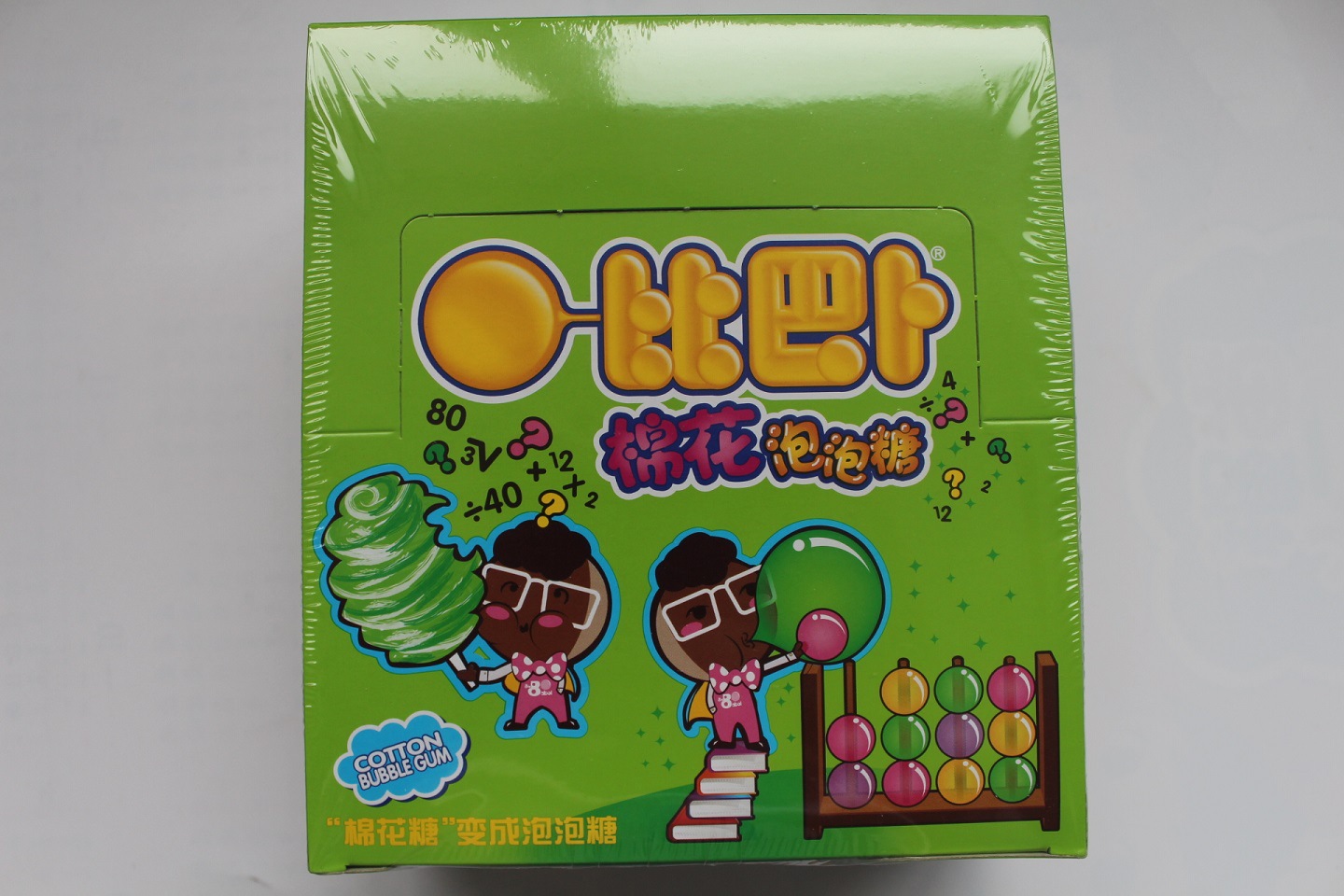 批发比巴卜棉花泡泡糖132g休闲零食泡泡糖 一件代发食品混批