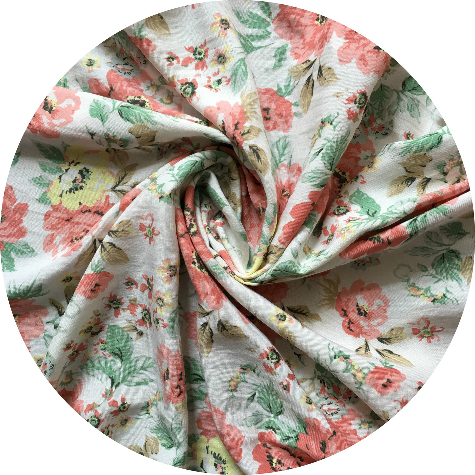 45支人造棉人棉府绸夏季女式衬衫连衣裙服装面料绵绸厂家直销