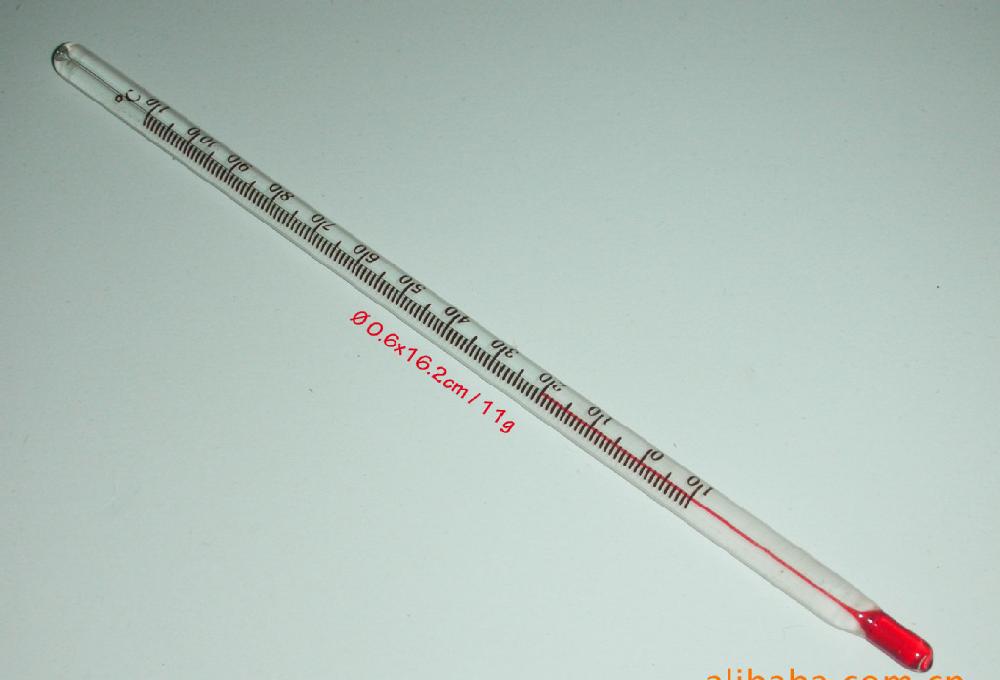 批发零售红水温度计/温度计/玻璃棒红水温度计-50-200℃,0-100度