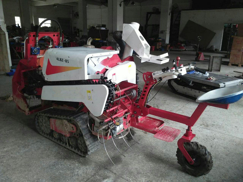 85型半喂入小型收割机  贵州半喂入式收割机水稻收割机 ￥27000.