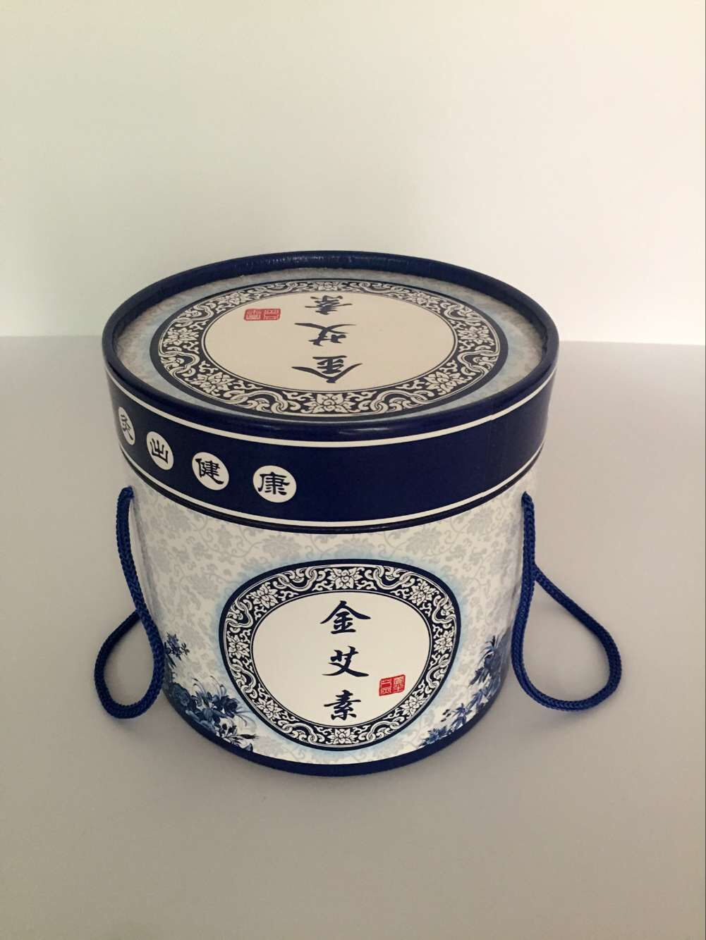 厂家专业定制精美内放泡沫绒布养生纸罐 化妆品纸罐瑶浴大筒