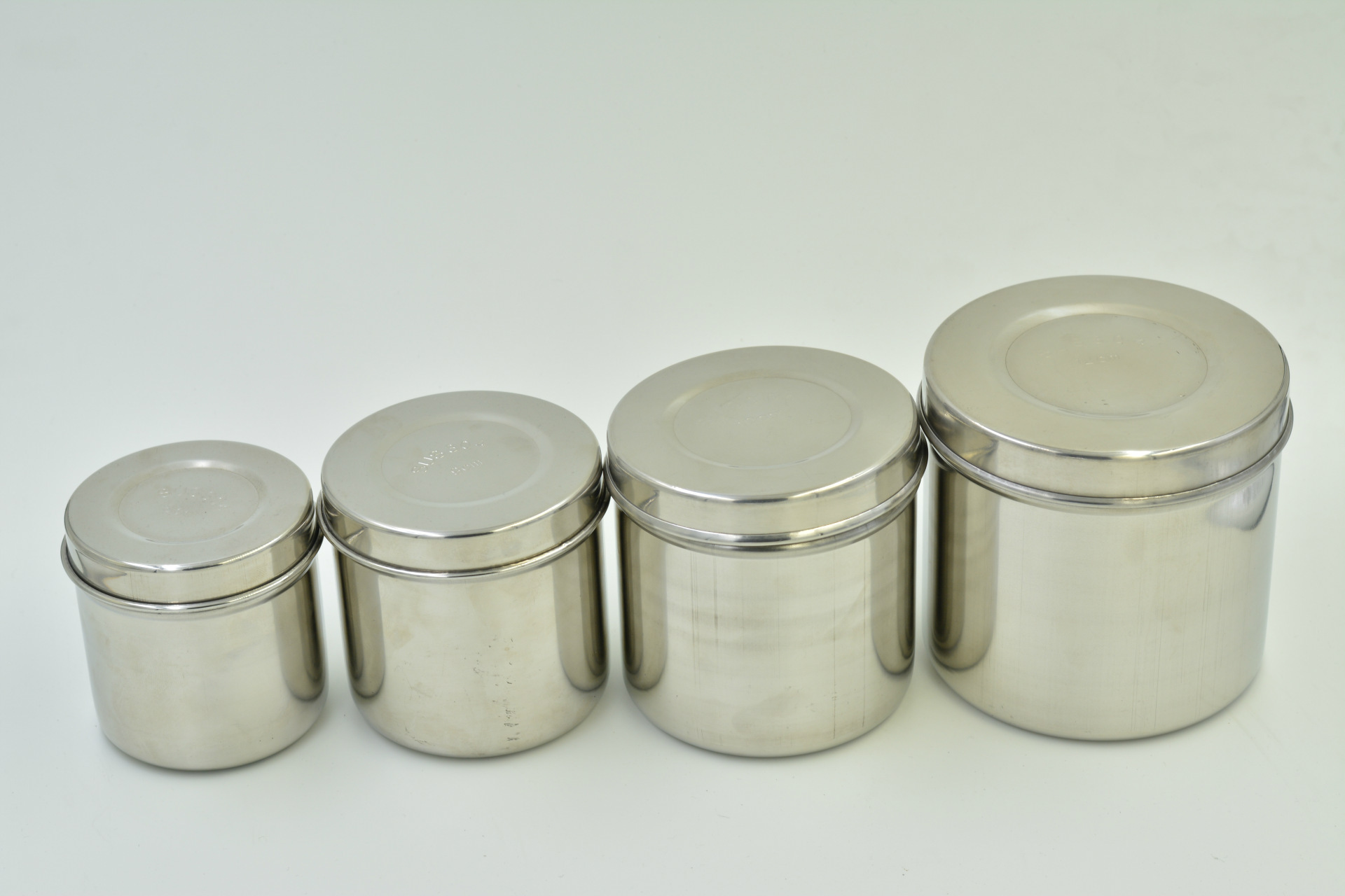 医用304加厚不锈钢药膏罐敷料缸棉球缸棉纱缸酒精缸油膏缸器械缸