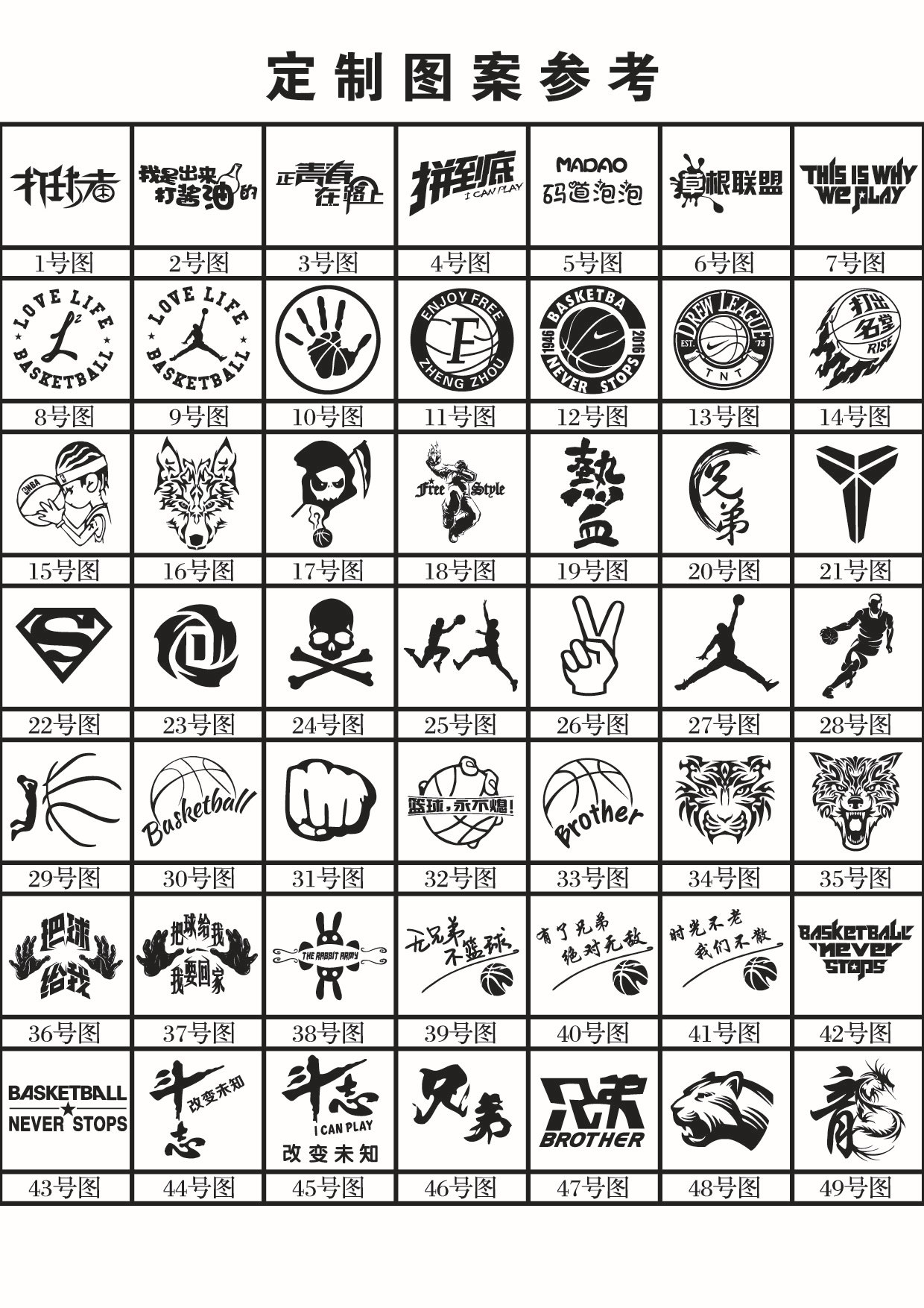 nba 篮球单色队标logo