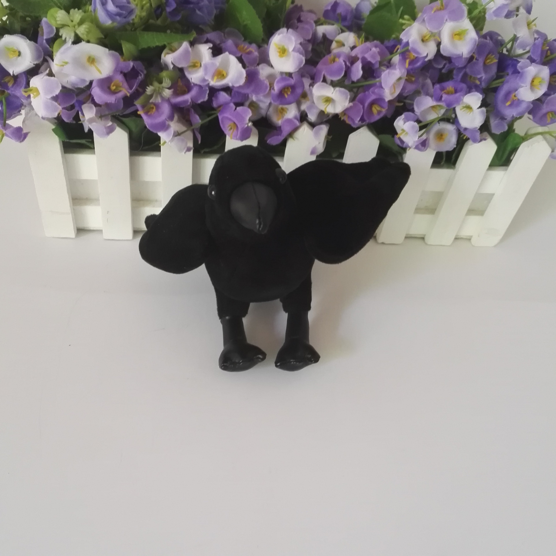 2016新毛绒玩具站姿黑乌鸦 鸟公仔 个性搞笑创意礼物 须定制