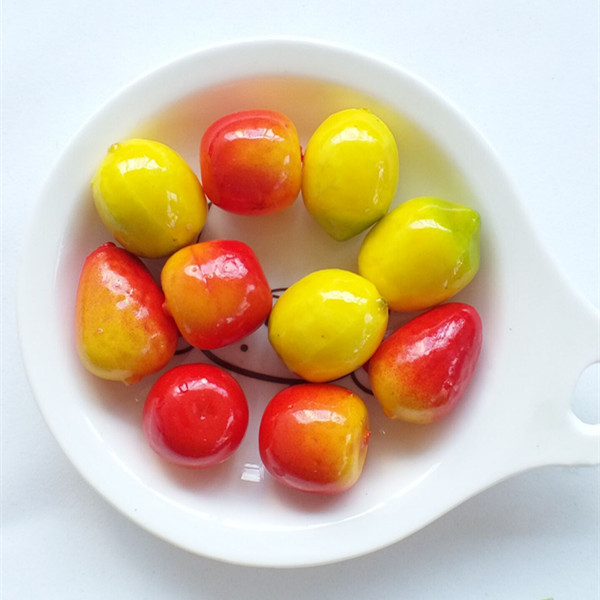 厂家直销2cm小苹果 仿真草莓模型 促销迷你小水果创意工艺礼品