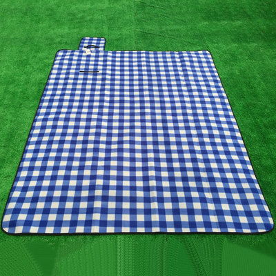厂家批发定制手提折叠防潮垫 牛津布户外野餐垫 防水涂层防潮垫