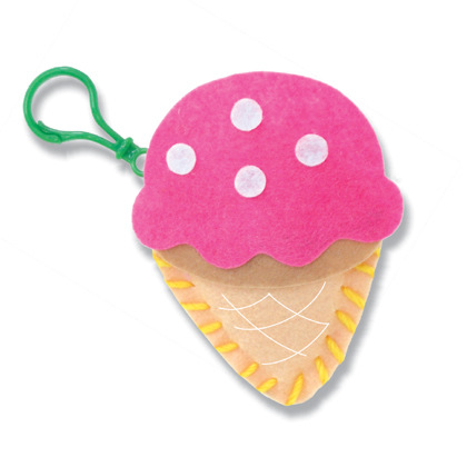 幼儿园不织布手工diy材料包 暑假驱蚊艾草香甜蛋筒香包香囊挂件