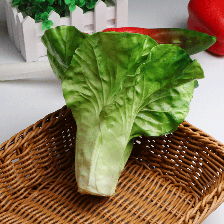 pu手感仿真植物假蔬菜白菜紫生菜批发礼品摆件模型早教拍摄用具