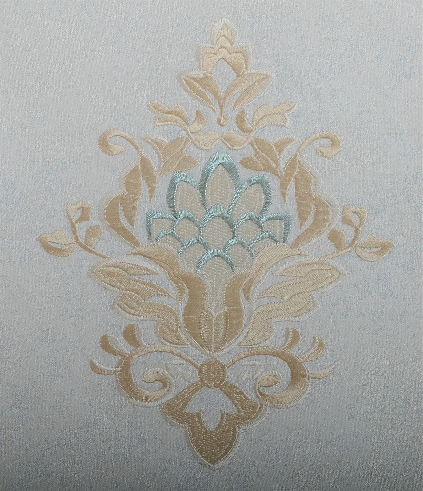 绍兴柯桥格林馨语无缝墙布厂家新品刺绣 奢华大理石底纹绣花墙布