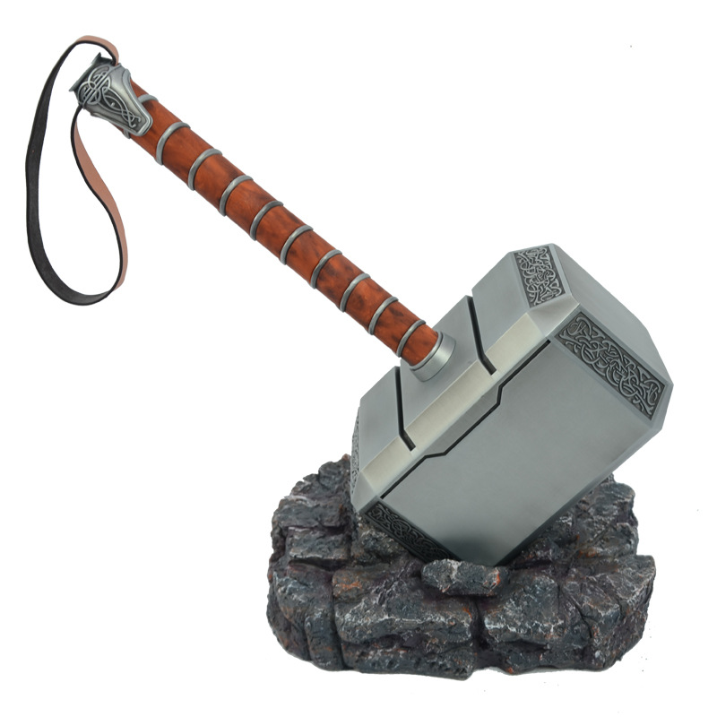 雷神之锤 全金属电影复仇者联盟2托尔锤子影视模型道具