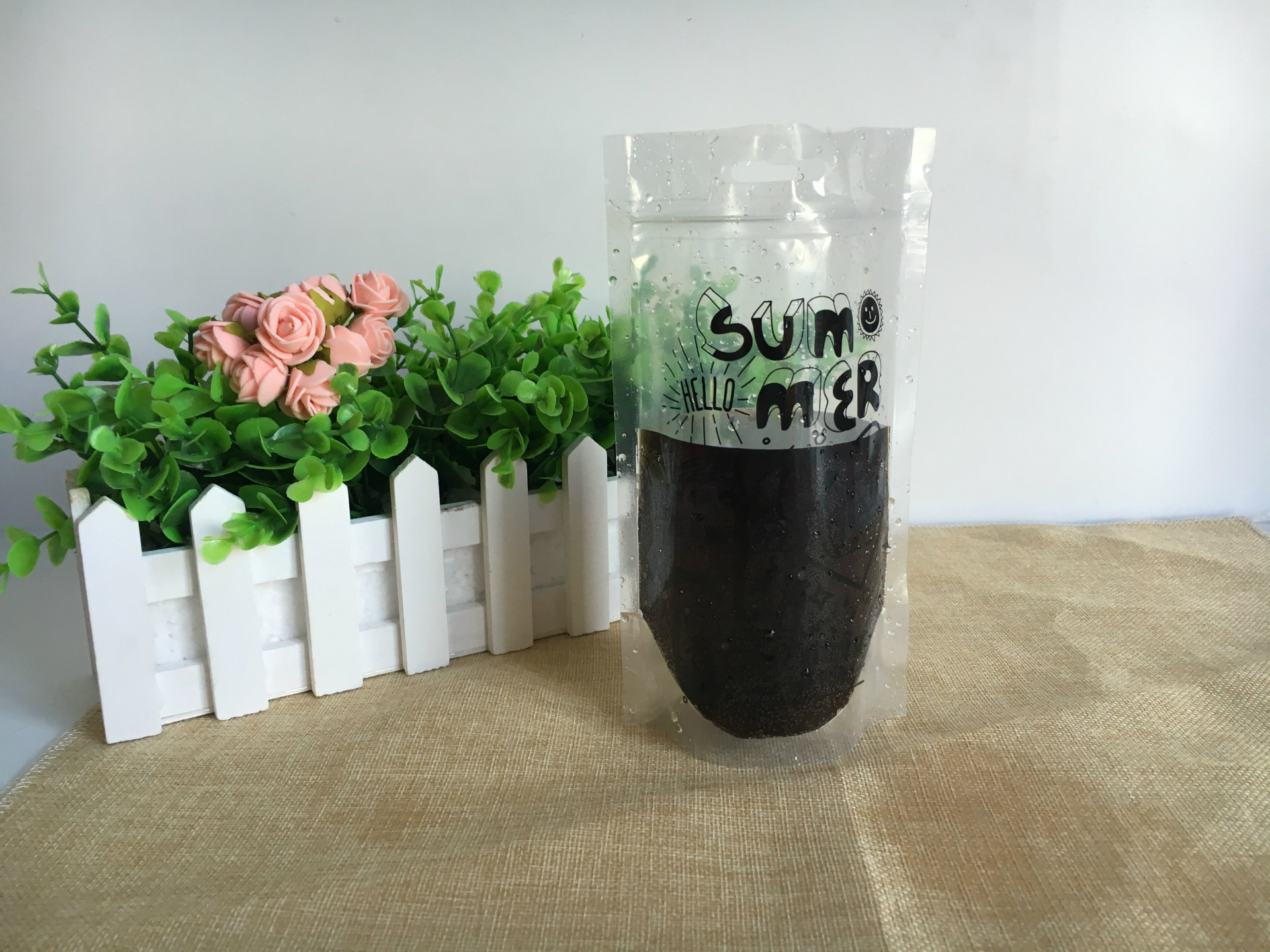 13*20 4饮料自封袋液体包装袋果汁袋 饮料袋塑封袋