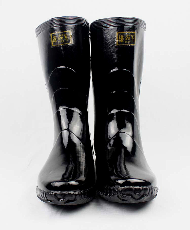 3539 橡胶底雨鞋 户外中筒大码防水鞋 灌溉鞋 钓鱼鞋 户外雨靴