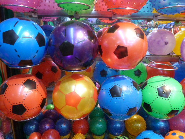 8英寸儿童小皮球 20cm西瓜球,喷足球,pvc波波球-其他益智玩具