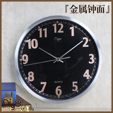 厂家直销新款12寸金属北欧挂钟 创意客厅时尚钟表 wall clock批发