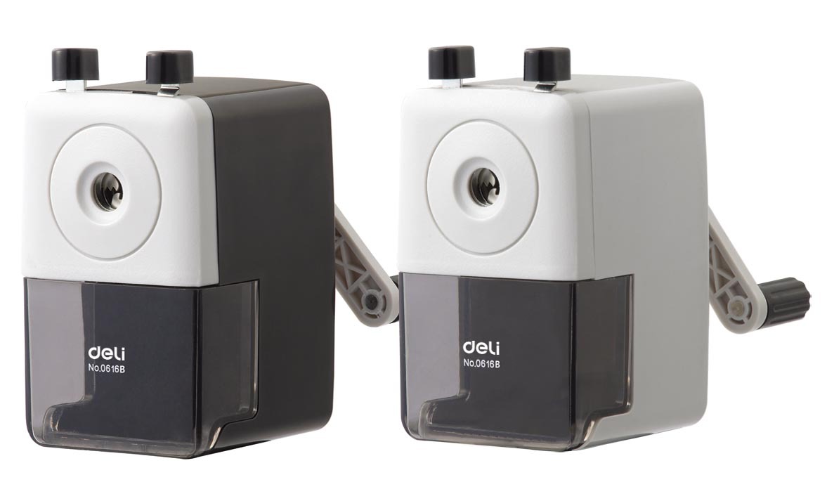 得力0616b学生学习办公儿童铅笔 削笔器 手摇 刨笔转笔机