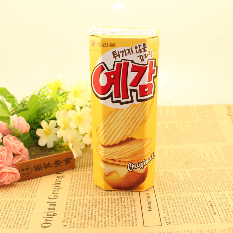 韩国食品批发 一箱20盒 好丽友薯片新包装64g克