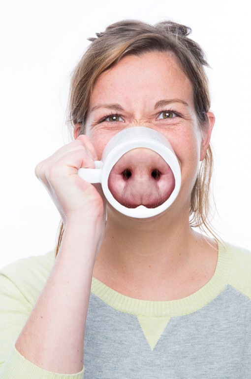 nose piggy mug 猪鼻子杯创意恶搞猪鼻子陶瓷咖啡杯茶杯个性礼物1