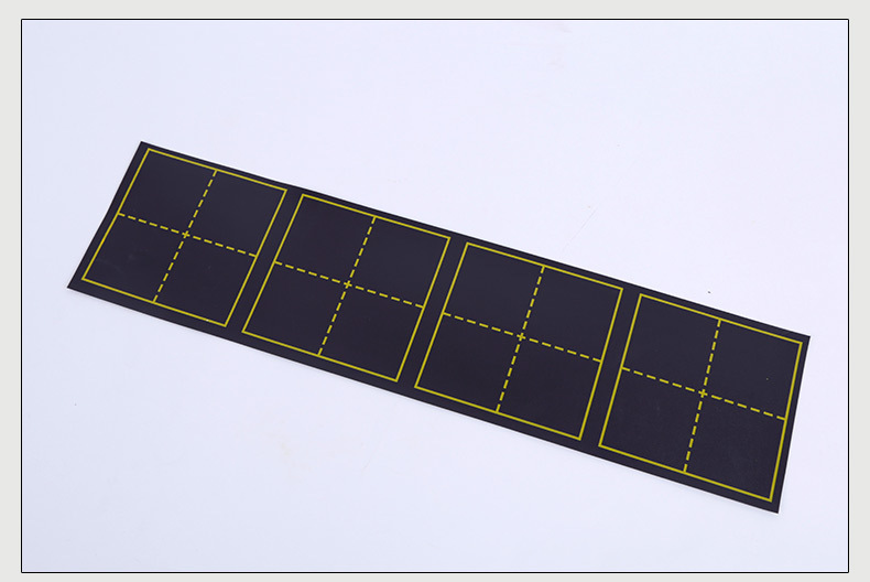 厂家供应加厚磁性黑板贴汉字拼音 教学粉笔书写四联大拼田字格