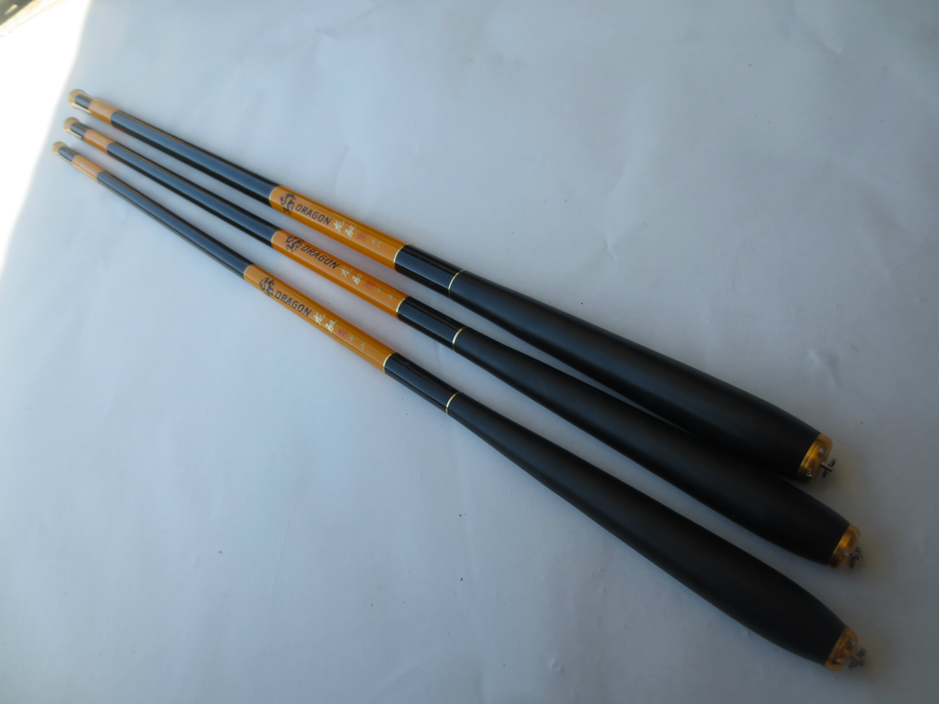 鱼竿渔具厂批发龙驭高超轻超硬手竿碳素溪流竿