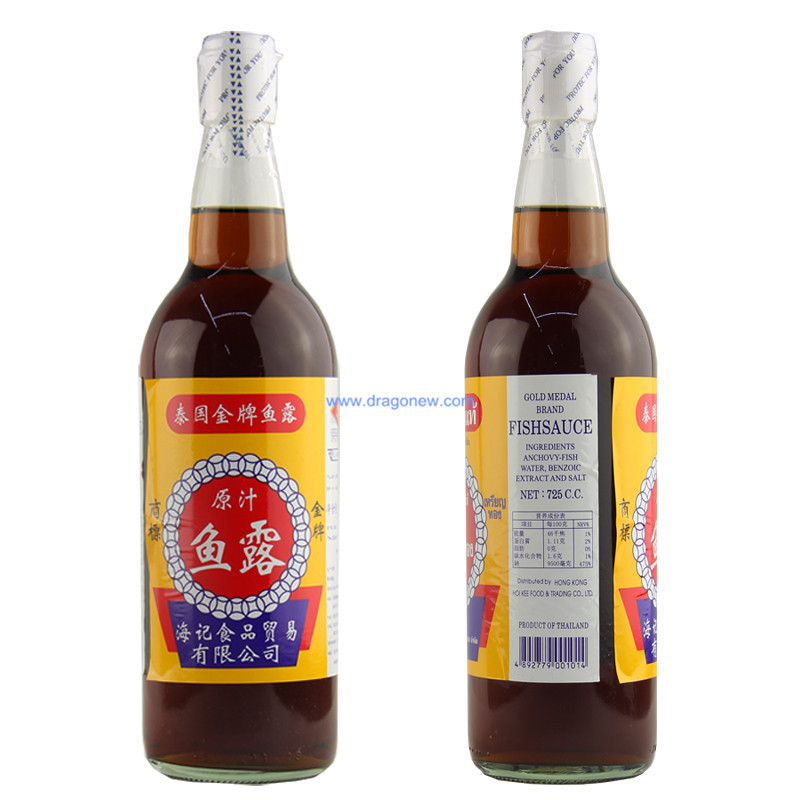 泰国 金牌鱼露725ml*12 泰国鱼露进口鱼露泰国酱油金牌鱼露