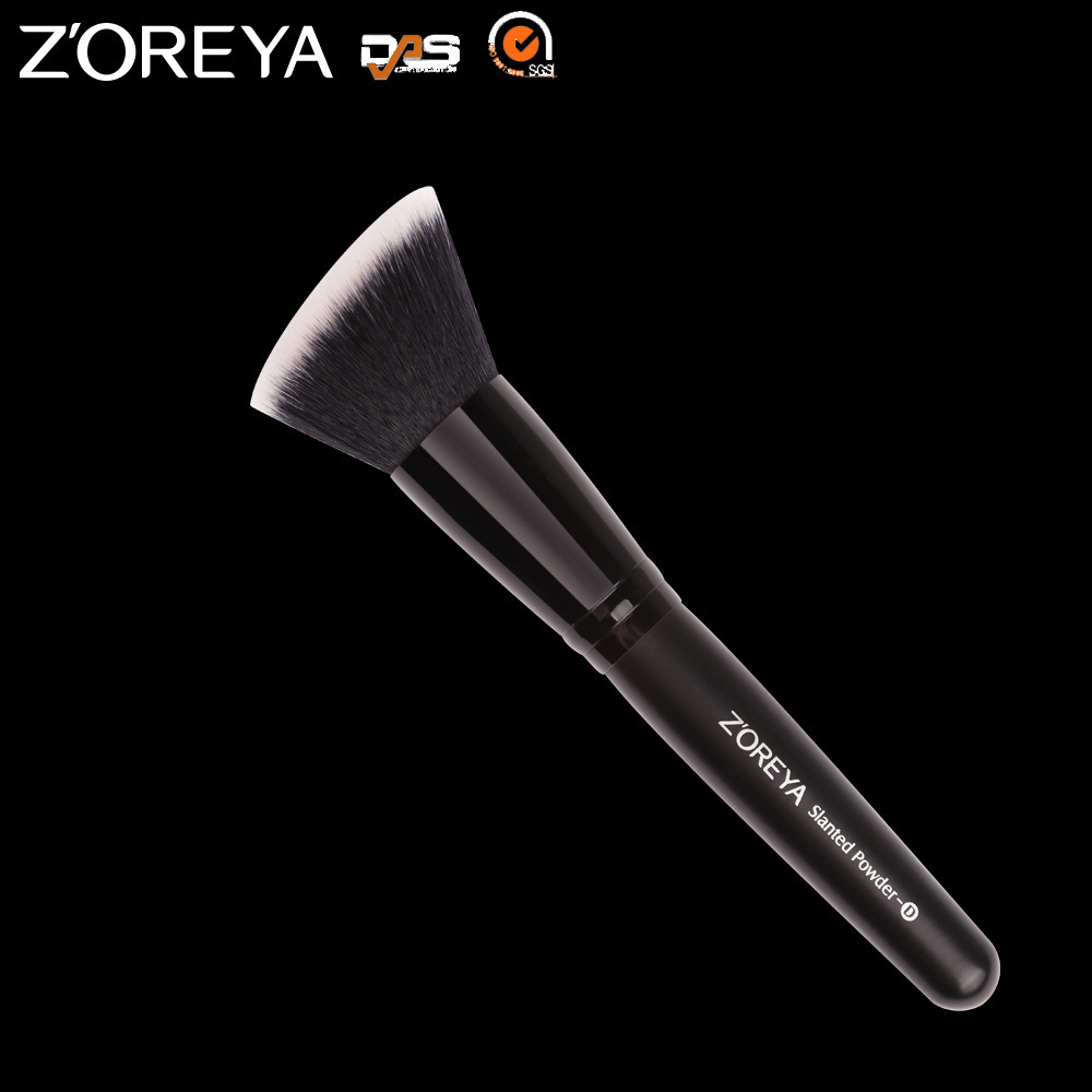 厂家订做经典流行经典流行黑色木柄斜轮廓刷