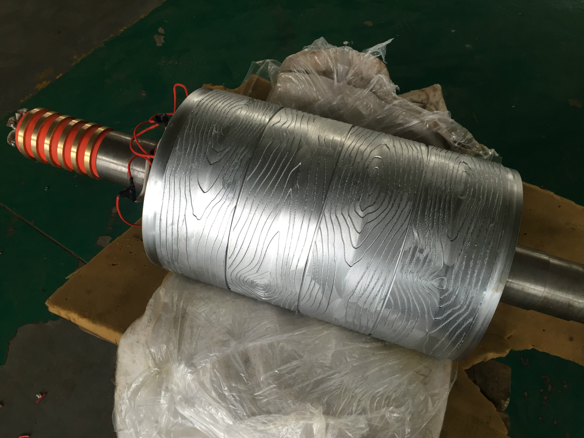 厂家制作 木纹辊 深浮雕木纹辊 异型木纹压滚 欢迎定制